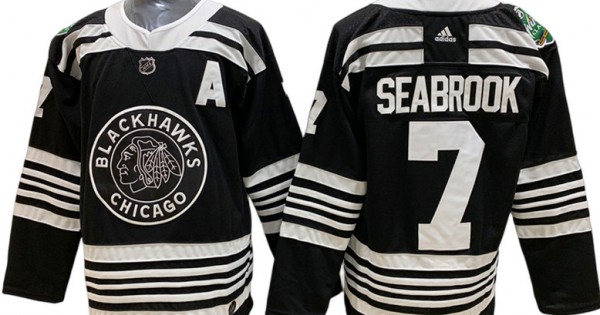 brent seabrook alternate captain jersey